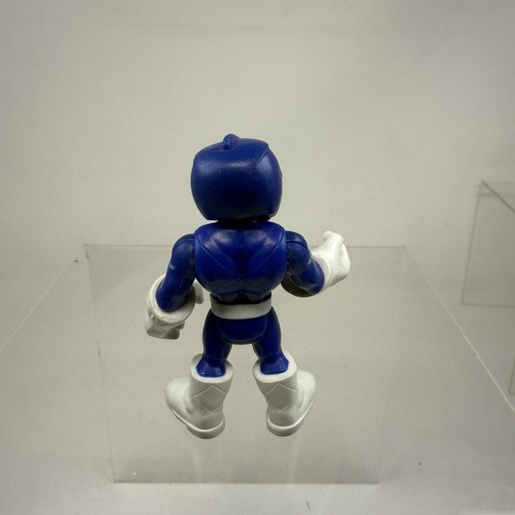Imaginext Power Rangers Mighty Morphin Blue RANGER Figure MMPR 3" - Picture 3 of 6